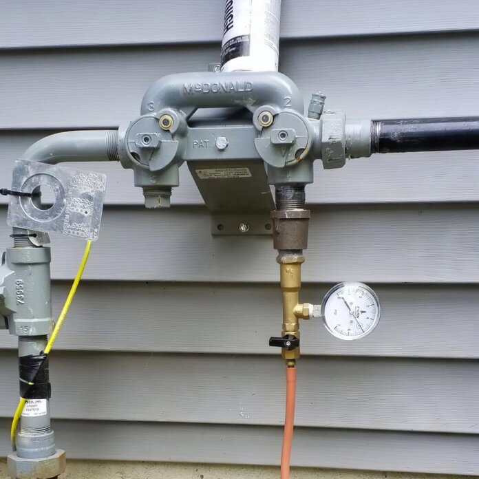 Gas Pipe Installation